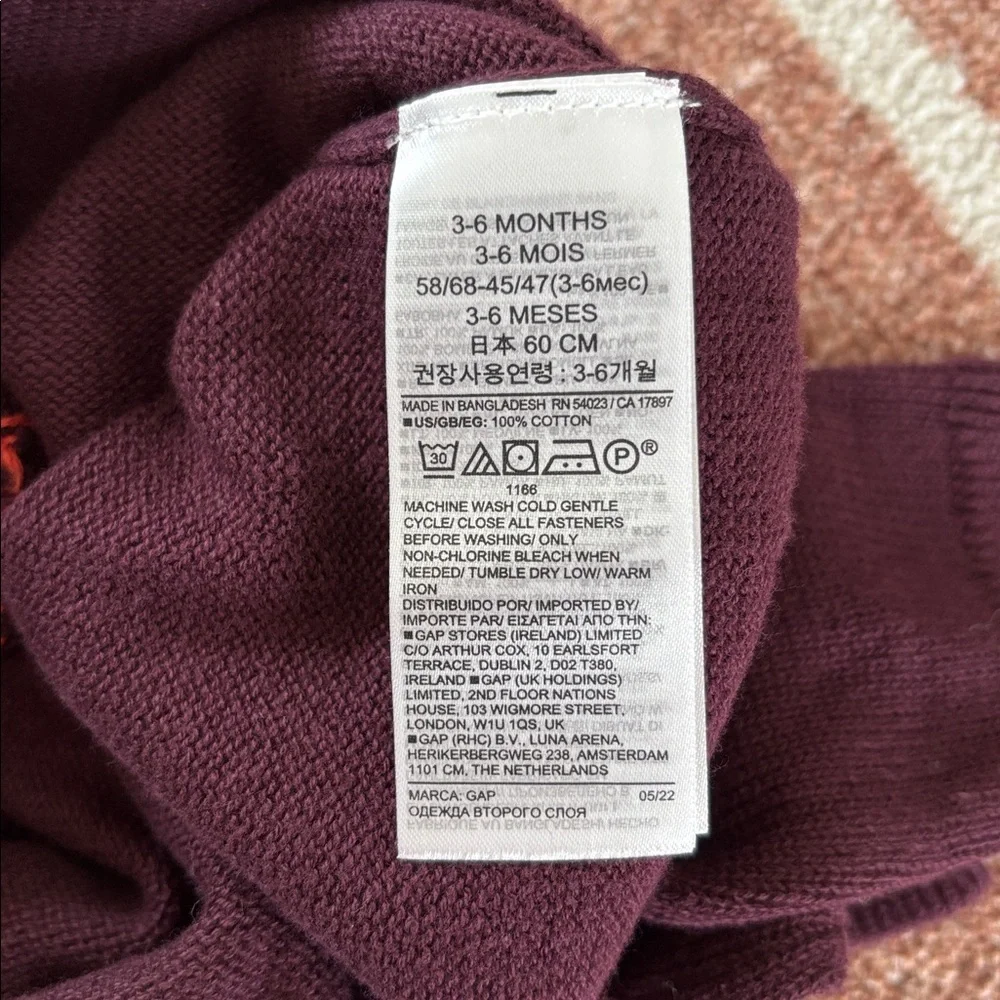 Bundle of 2 3-6 Months GAP Dinosaur Clothing Items